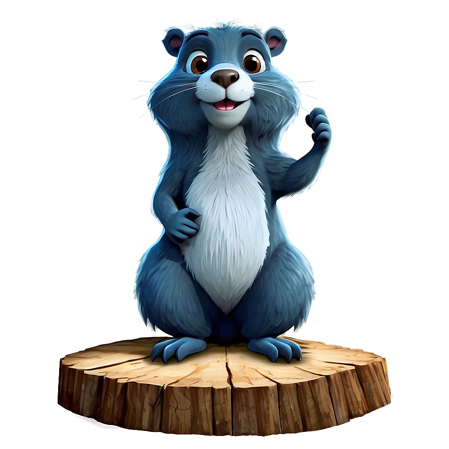 Cartoon Beaver Character PNG gma PNG with transparent background
