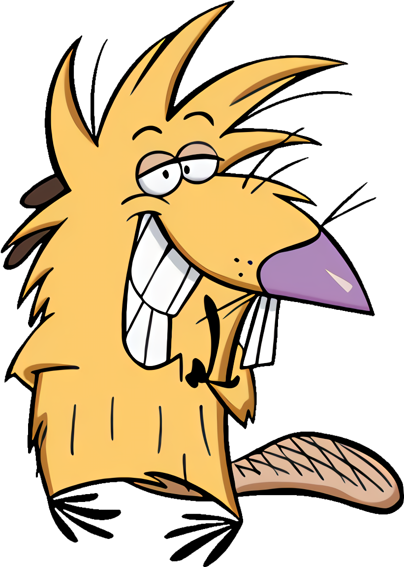 Norbert Foster Beaver - Norbert Angry Beavers PNG with transparent background