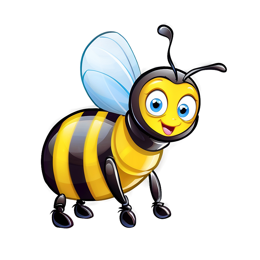 Cartoon Bee PNG qyr PNG with transparent background