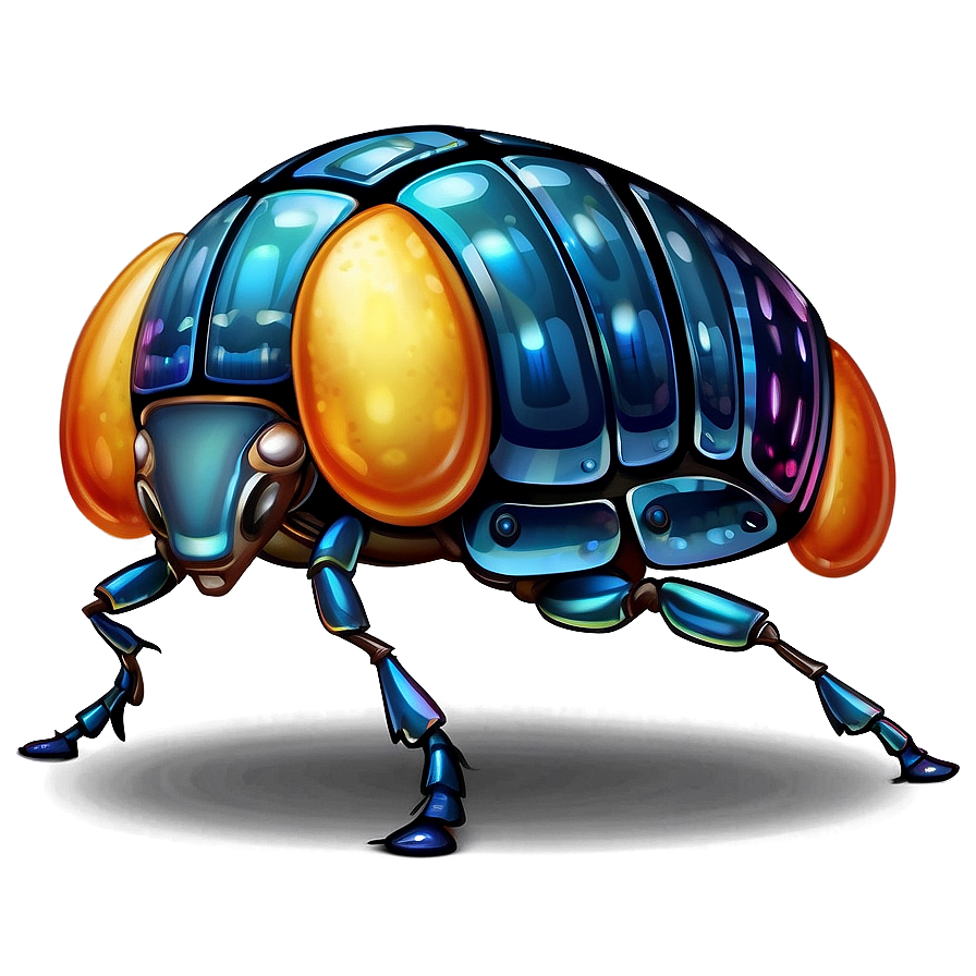 Cartoon Beetle Character Png Myn95