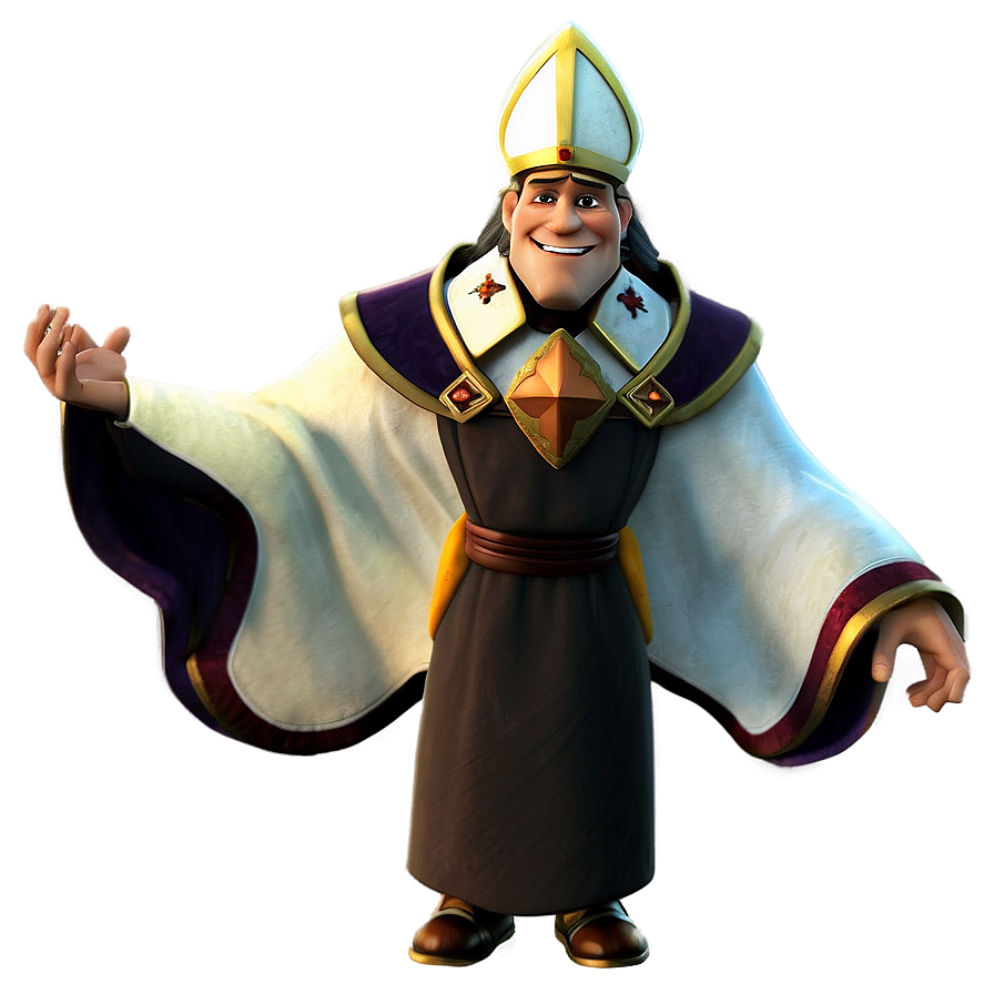 Cartoon Bishop Character Png 06252024