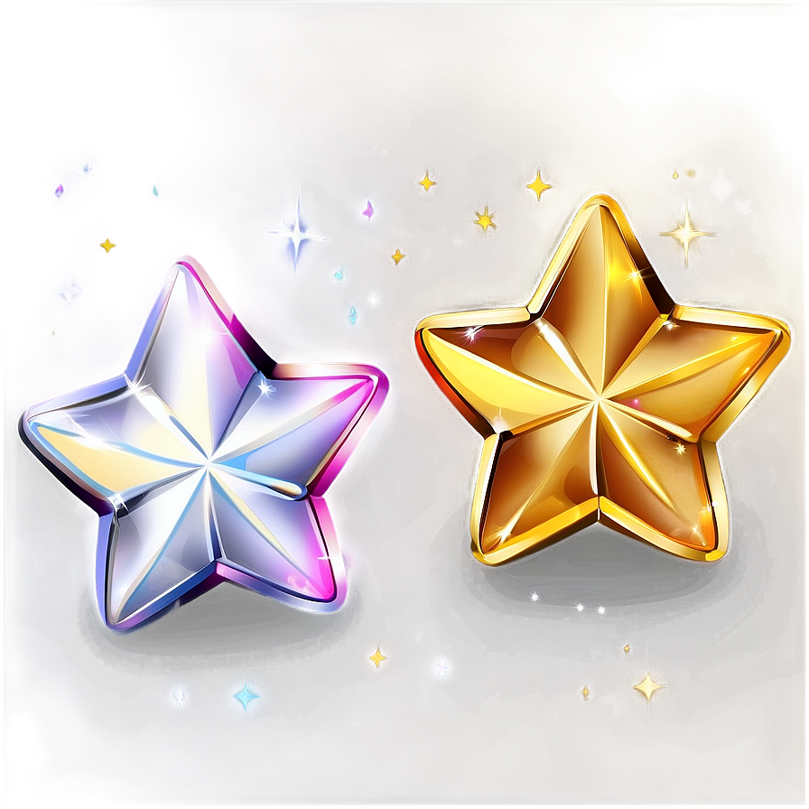 Cartoon Bling Stars Png 52