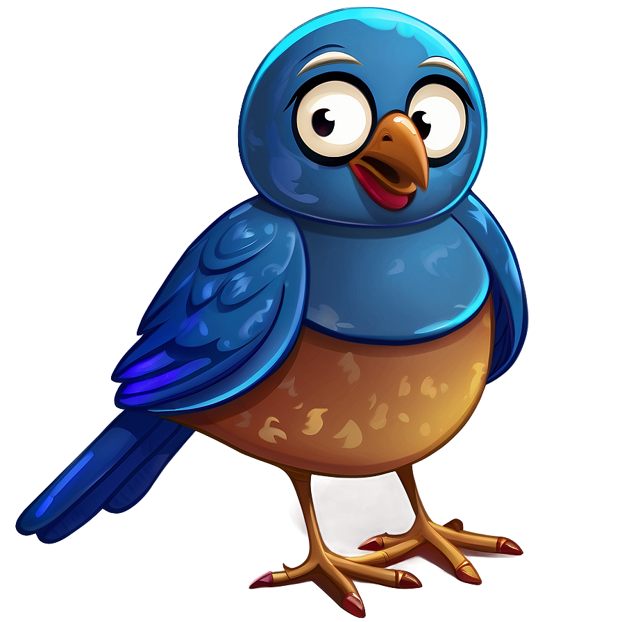 Cartoon Blue Bird Png Rxe35