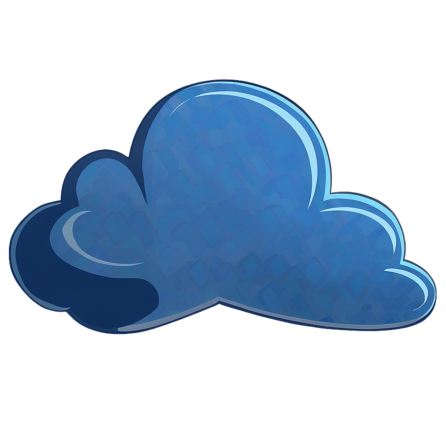 Cartoon Blue Clouds Png Bod