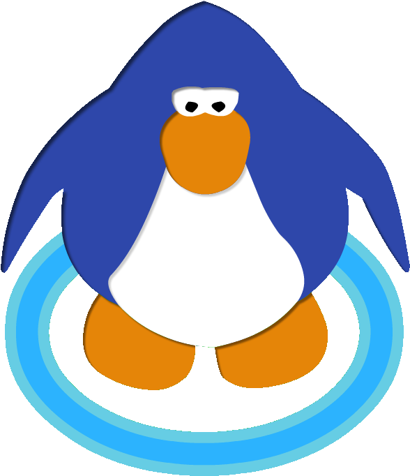 Cartoon_ Blue_ Penguin_ Vector