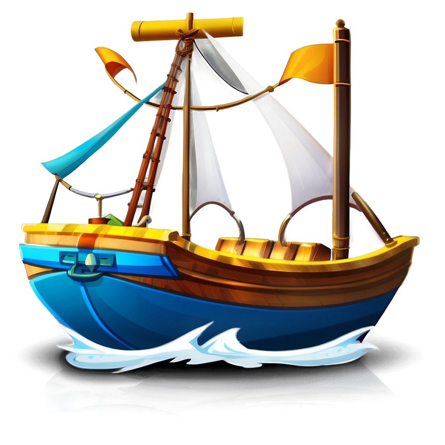 Cartoon Boat Png Xxy