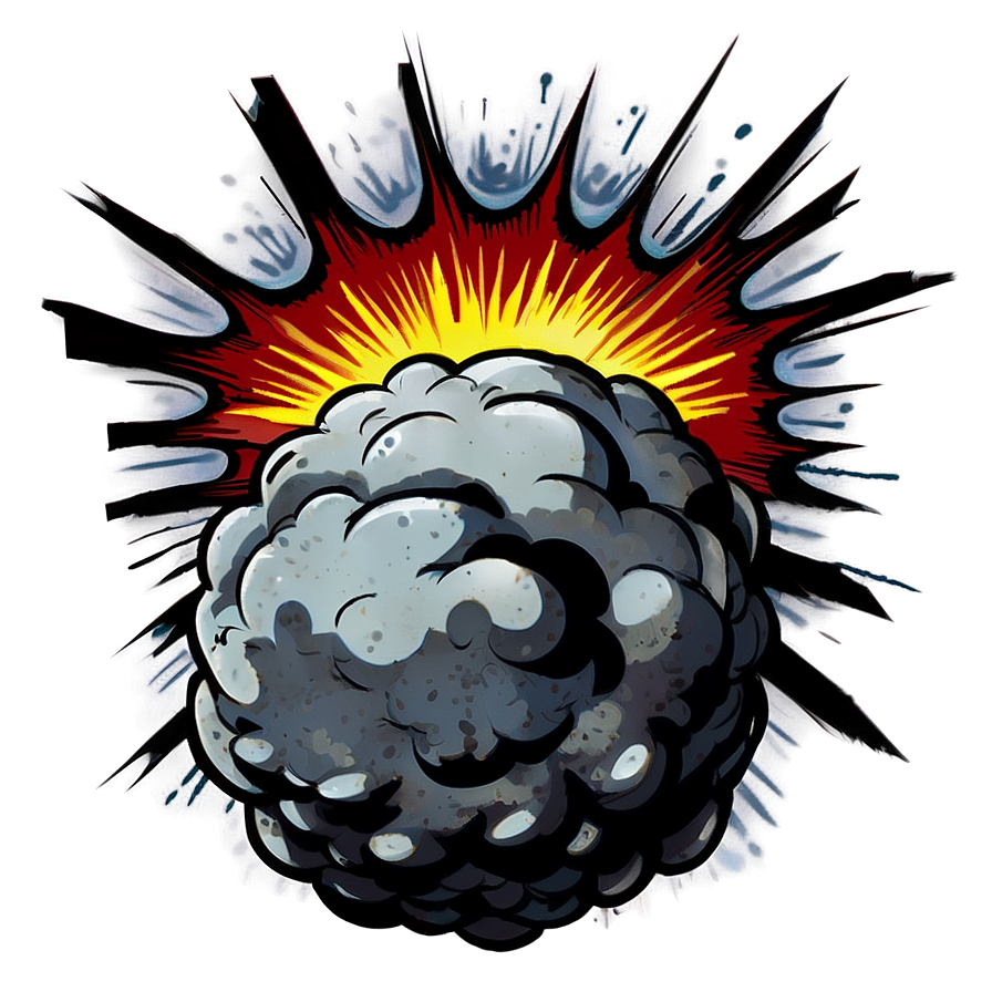 Cartoon Bomb Explosion PNG ihy52 PNG image with a transparent background, free high-resolution download