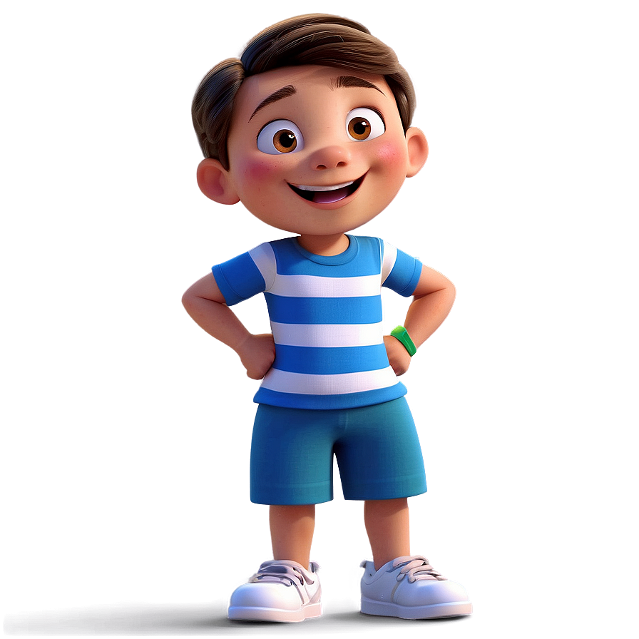 Cartoon Boy Character PNG 05212024 PNG with transparent background