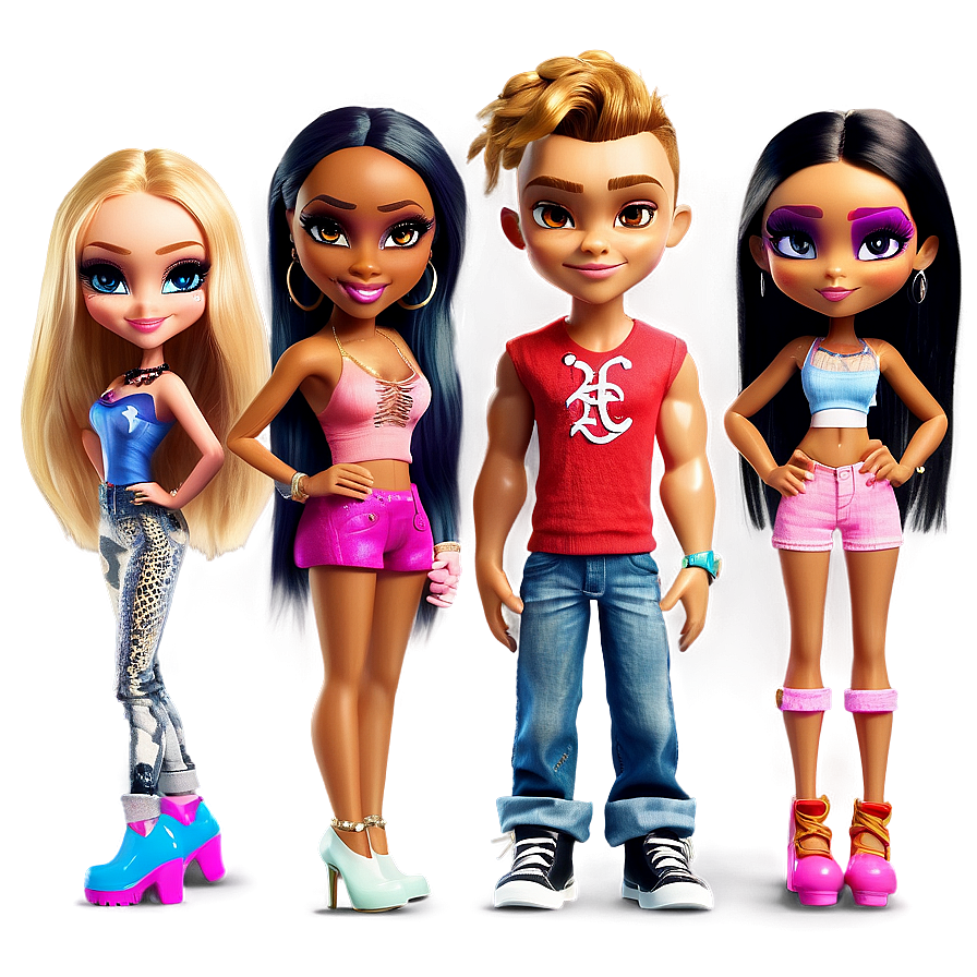 Cartoon Bratz Characters PNG 40 PNG with transparent background