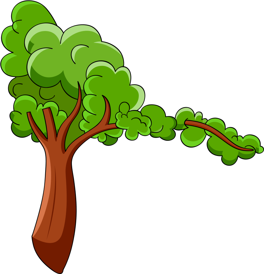 Cartoon Broccoli Graphic