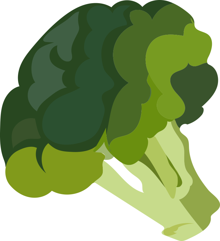 Transparent Clipart Broccoli - Steamed Broccoli Cartoon Transparent, HD Png Download PNG with transparent background