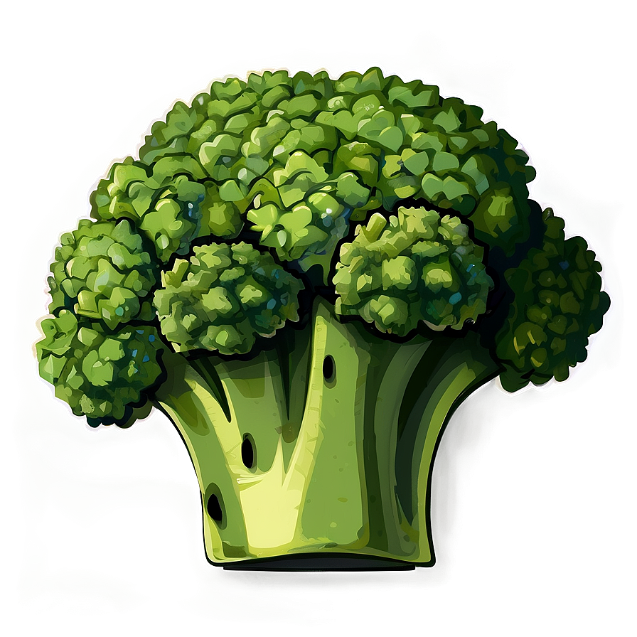 Cartoon Broccoli Png 05232024