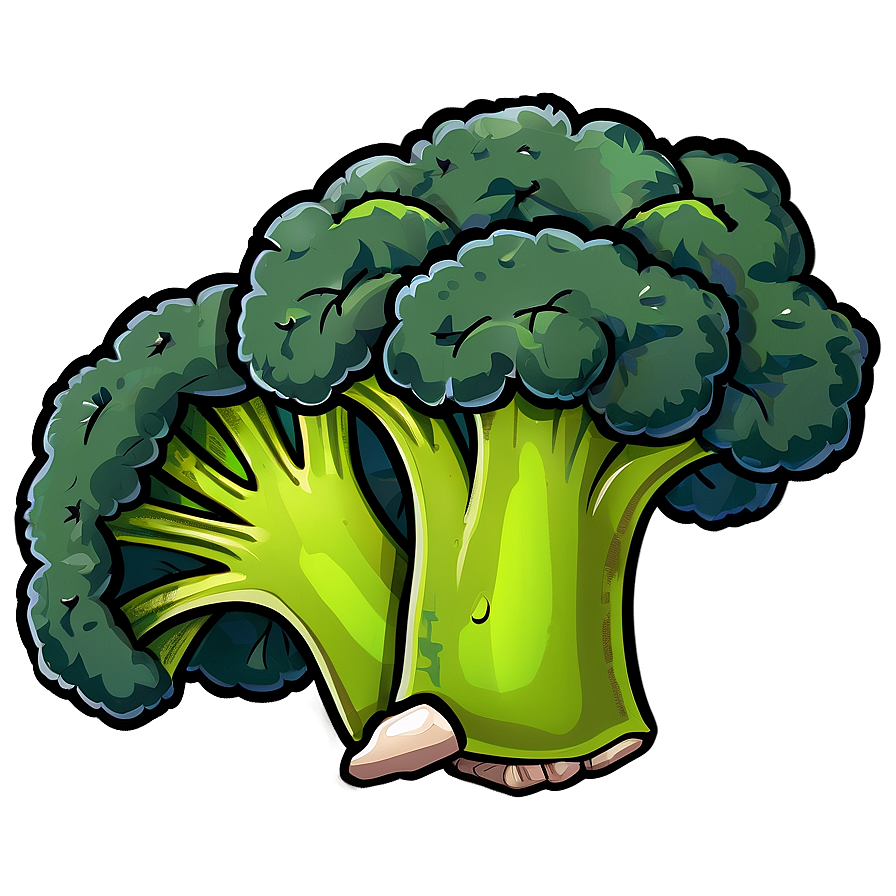 Cartoon Broccoli Png 68