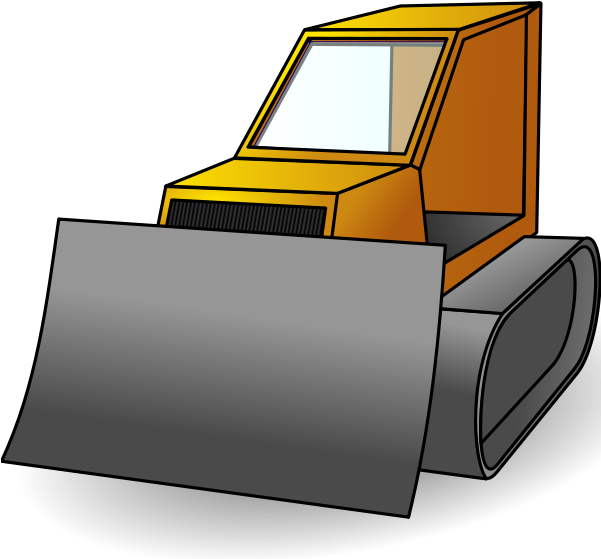 Cartoon Bulldozer Illustration