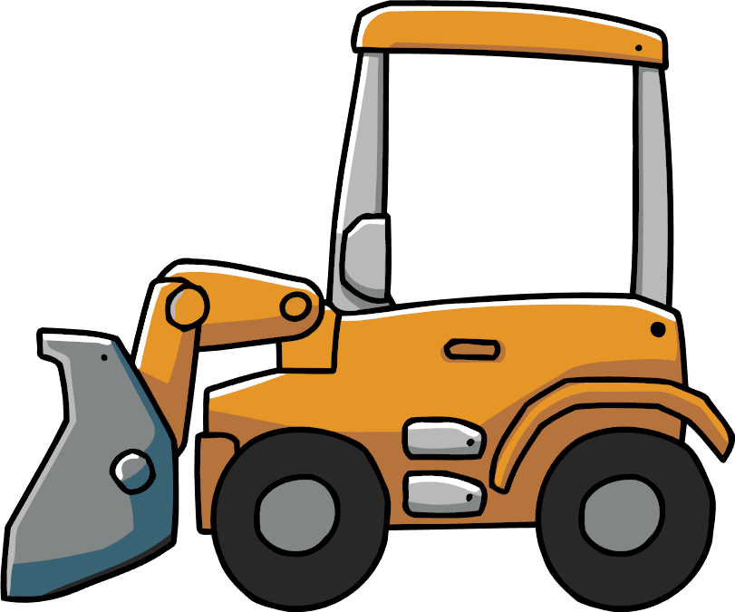 Cartoon Bulldozer Illustration