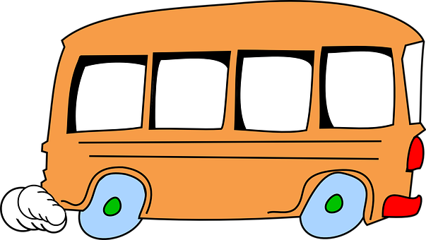 Cartoon Bus Graphic