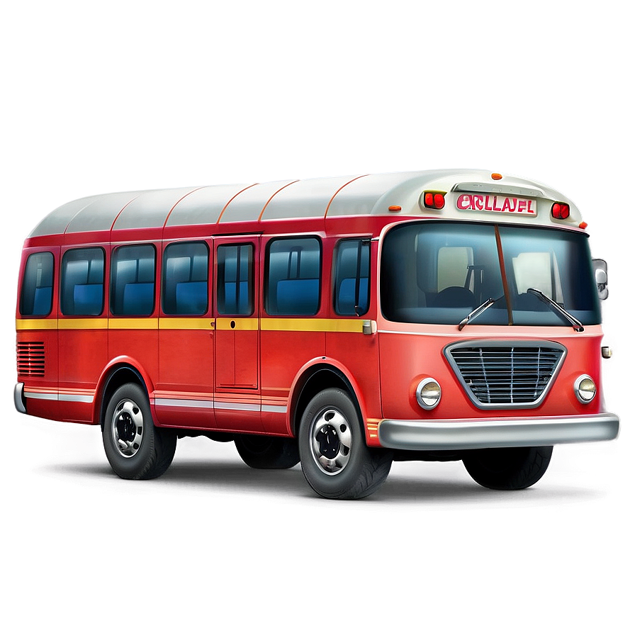 Cartoon Bus Png 7