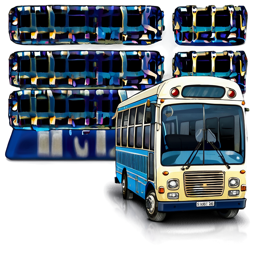 Cartoon Bus Png Ero