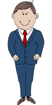 Cartoon Businessman Smiling.png