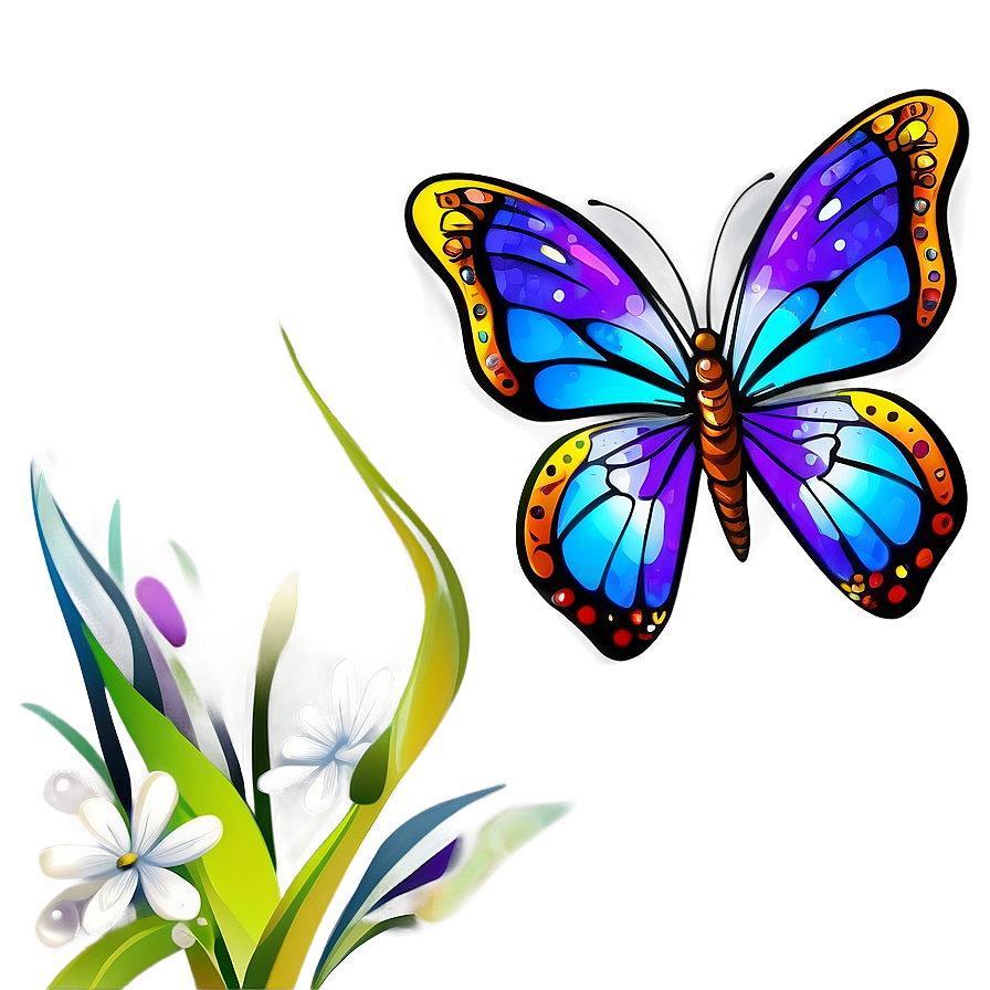 Cartoon Butterflies PNG mhb PNG with transparent background