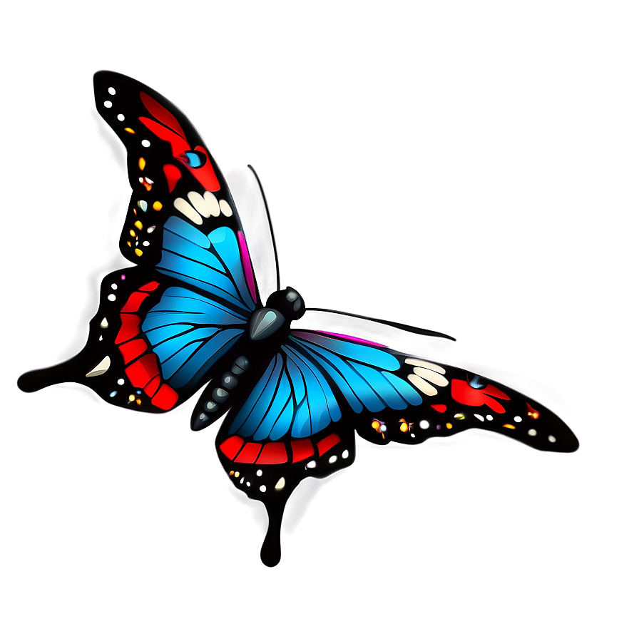 Cartoon Butterfly Clipart Png Gxa