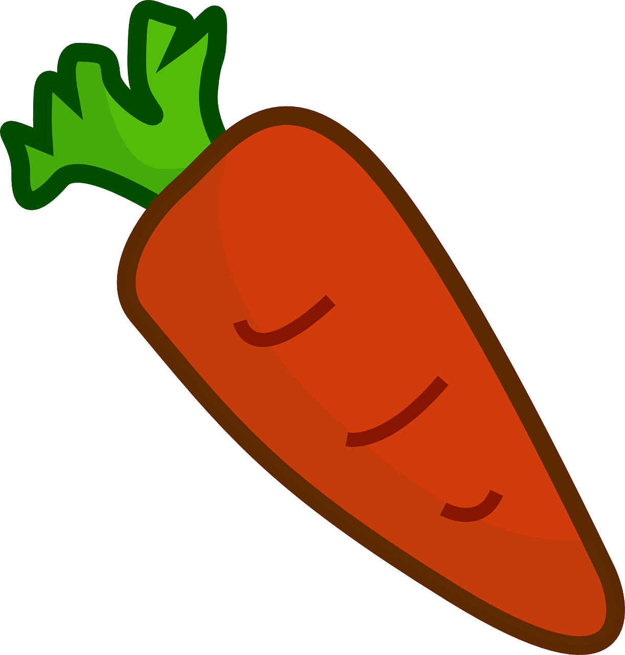 Cut Clipart Cartoon Vegetable - Clipart Cartoon Carrot, HD Png Download PNG with transparent background