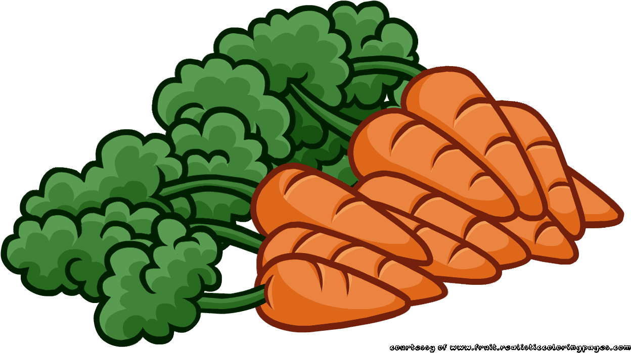 Cartoon Carrots Bunch Illustration PNG with transparent background