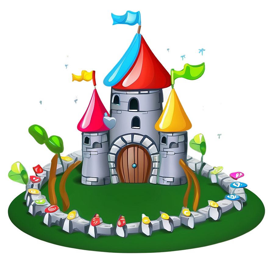 Cartoon Castle Drawing Png Bvl