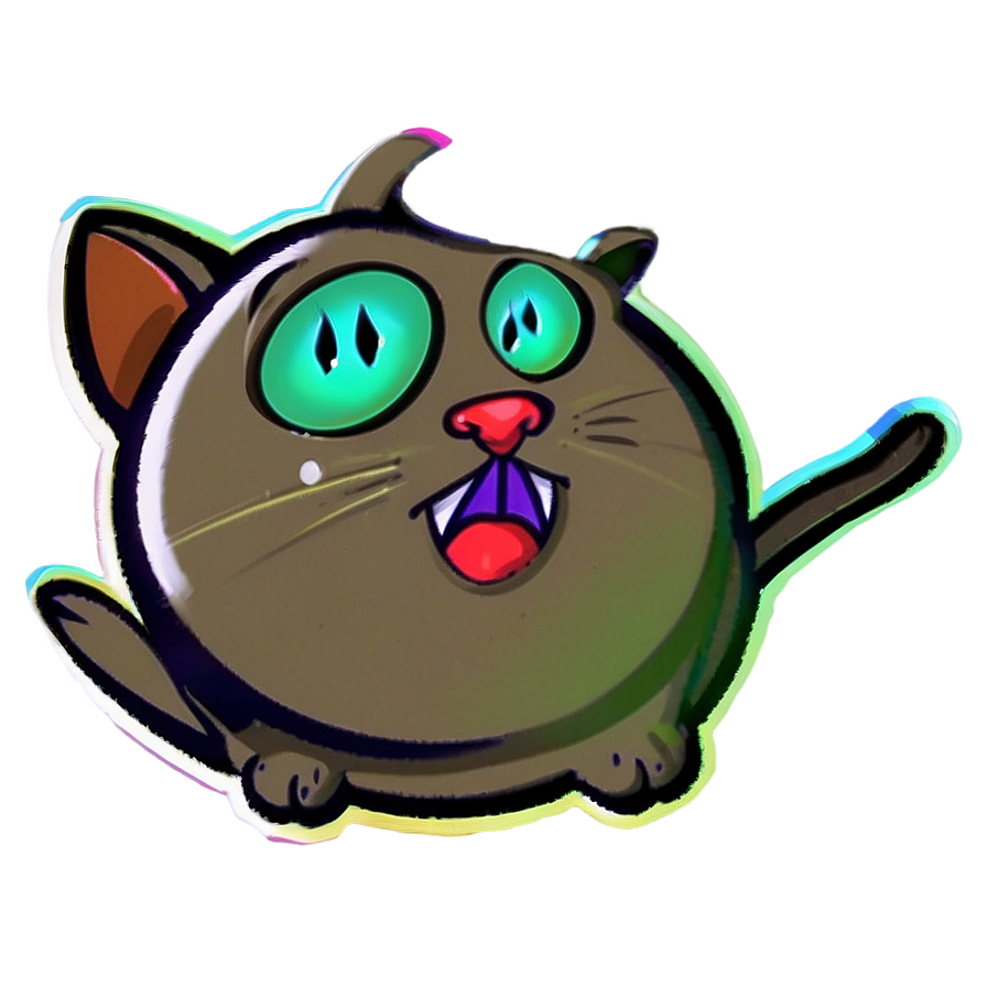 Cartoon Cat Character Png D