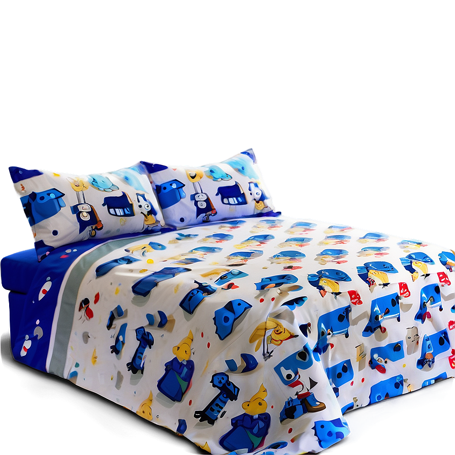 Cartoon Character Bed Sheet Png Pno51