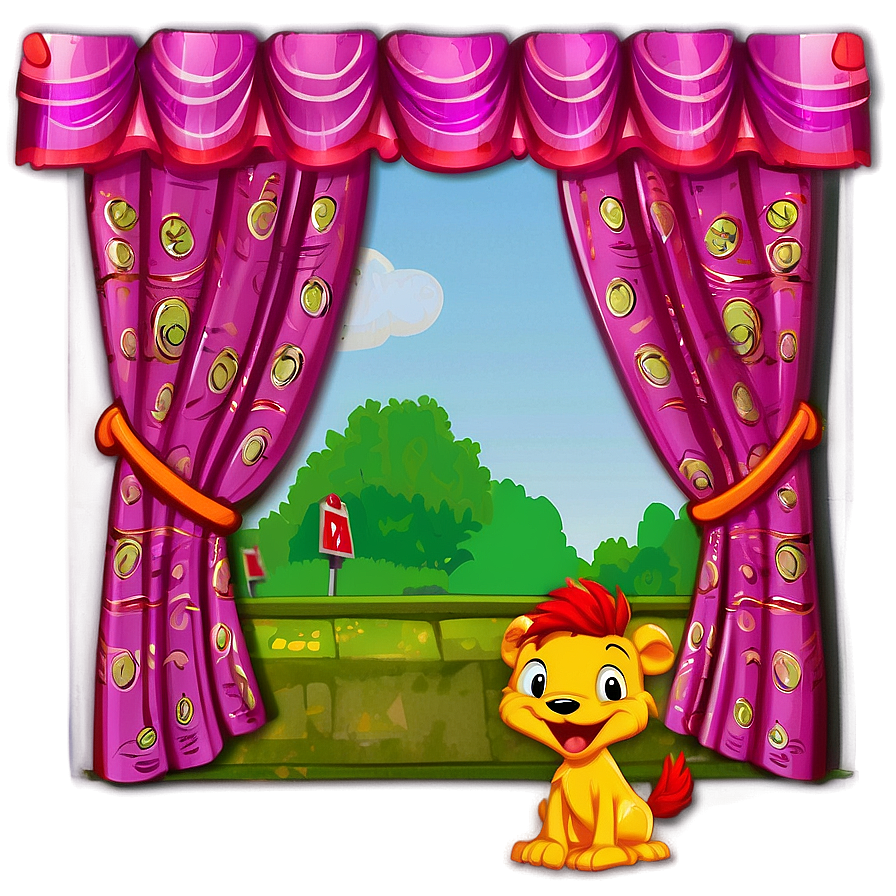 Cartoon Character Curtain Png 50