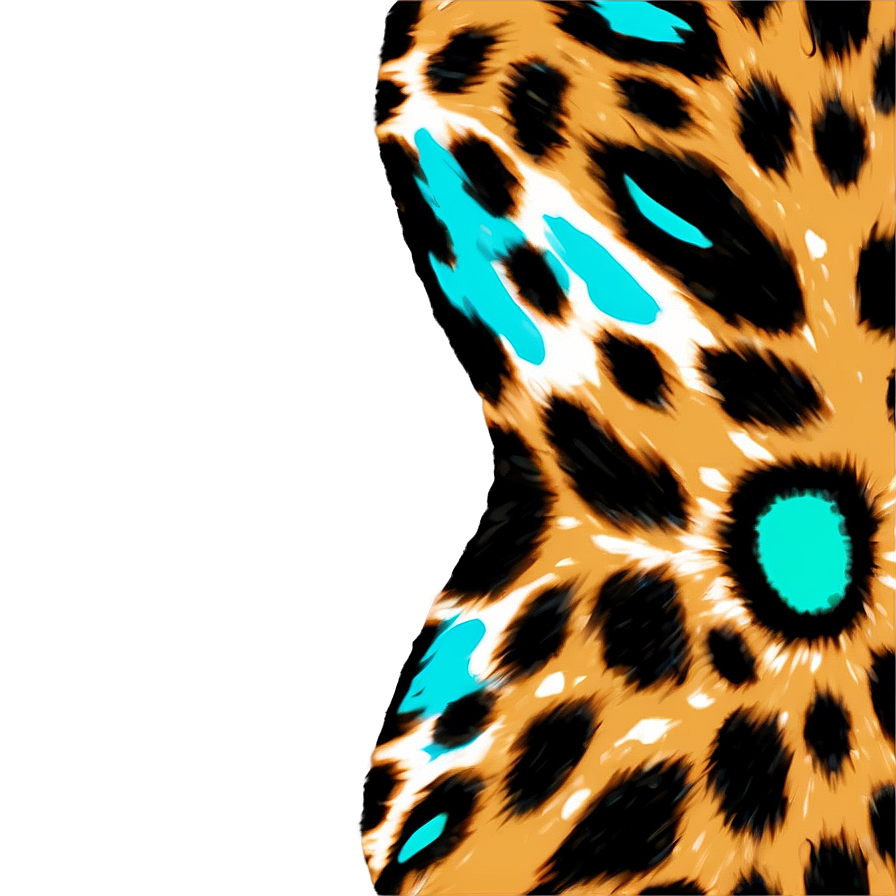 Cartoon Cheetah Print Fun Png 94