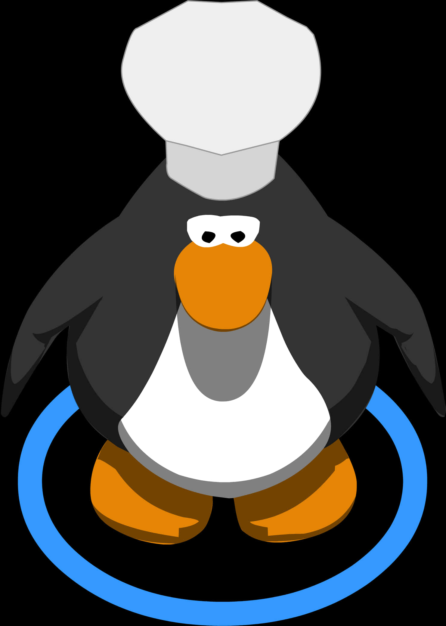 Cartoon Chef Penguinwith Hat