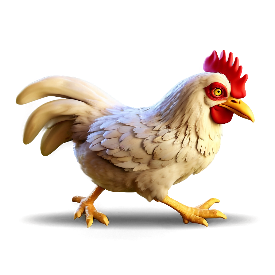 Cartoon Chicken Running Png 06272024