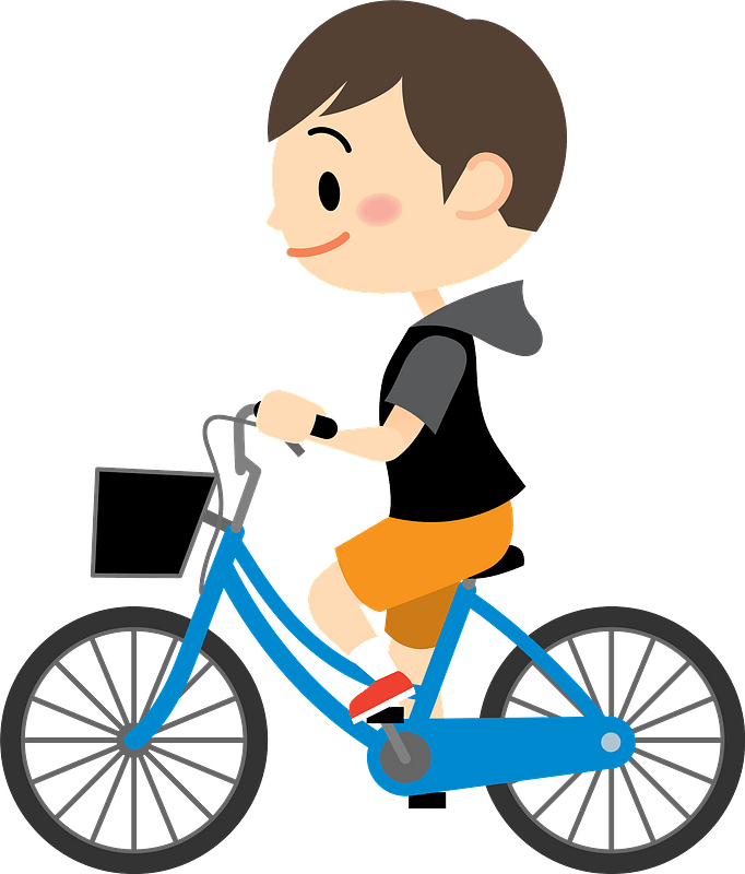 Child Boy Bicycle Cycling Clipart - Comfort Active Sprick Letgo, HD Png Download PNG with transparent background
