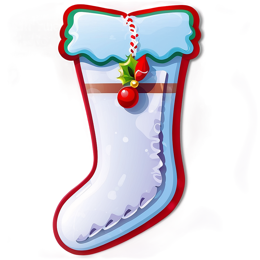 Cartoon Christmas Stocking Png 06132024