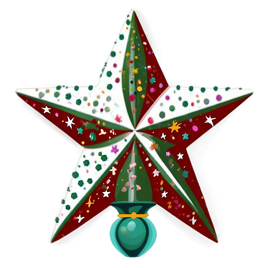 Cartoon Christmas Tree Star Png Bfj6