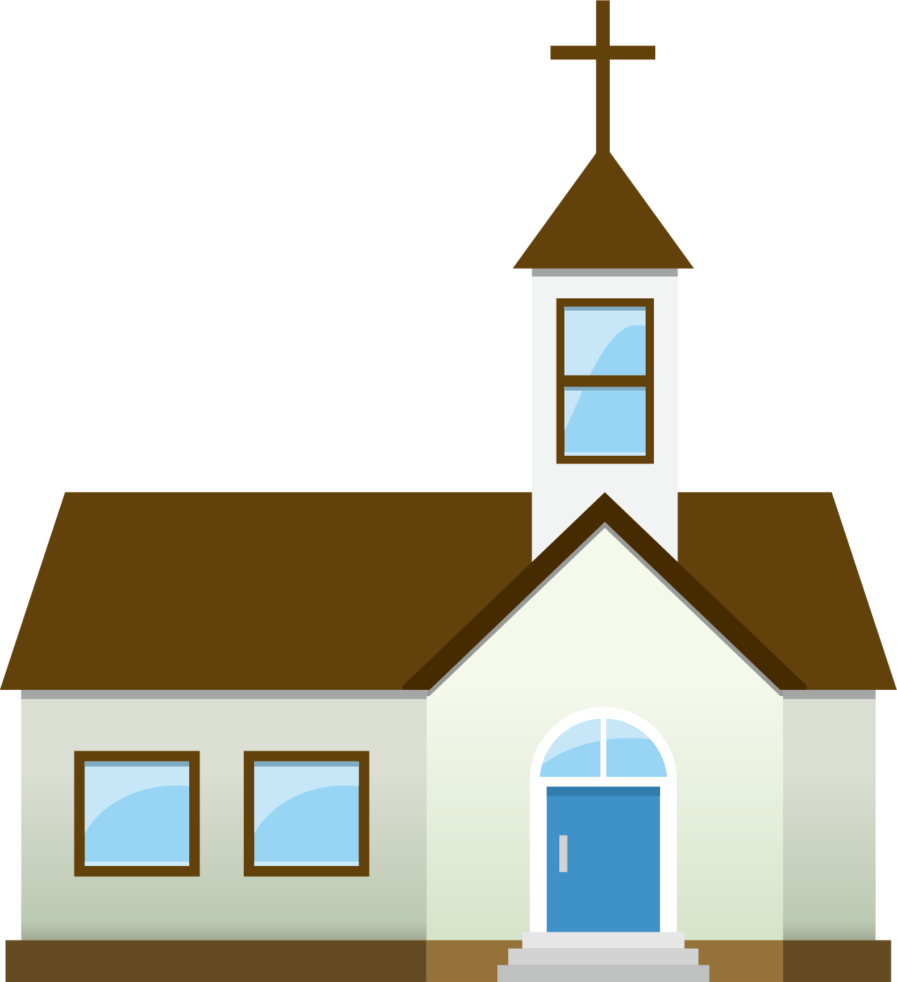 Cartoon Church Vector Illustration