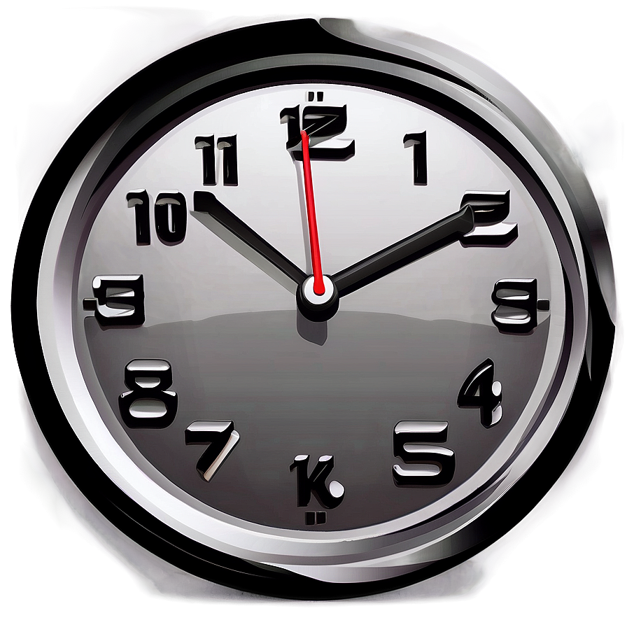 Cartoon Clock Clipart Png Coi Image