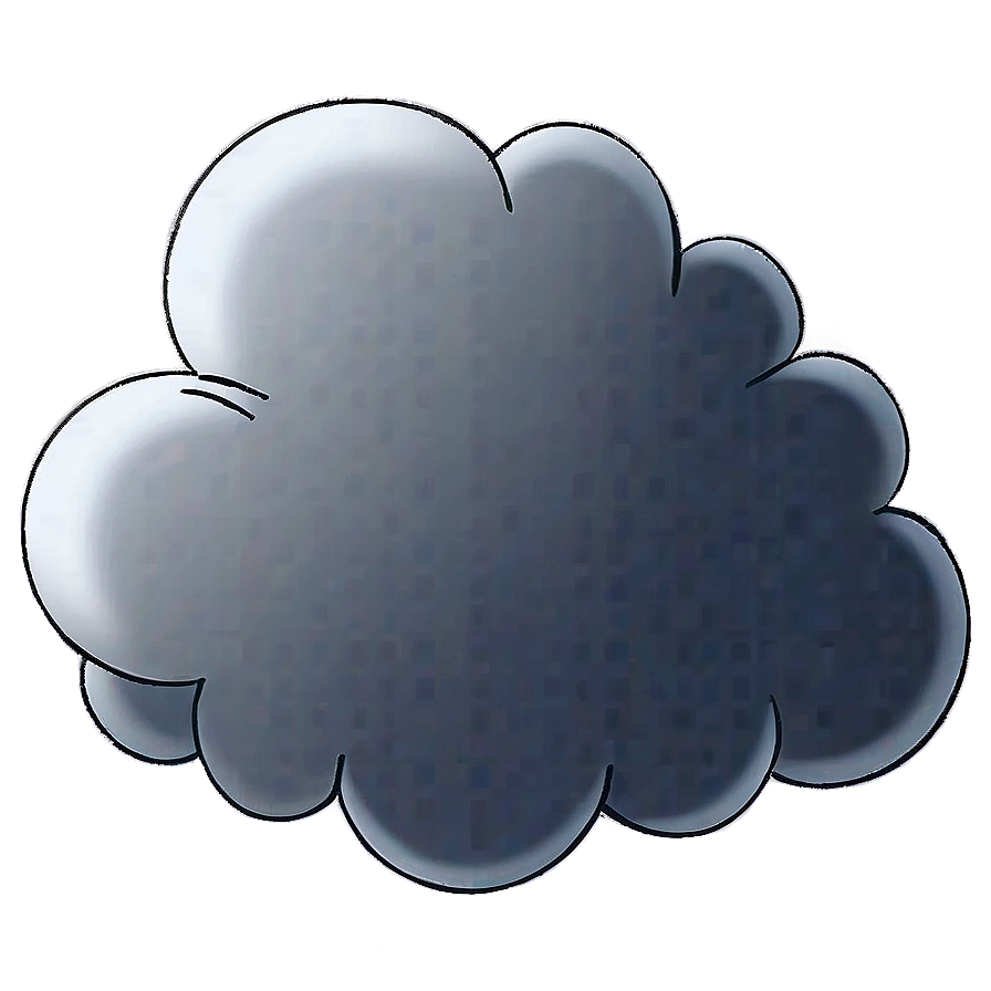 Cartoon Cloud In Different Shapes Png 05252024