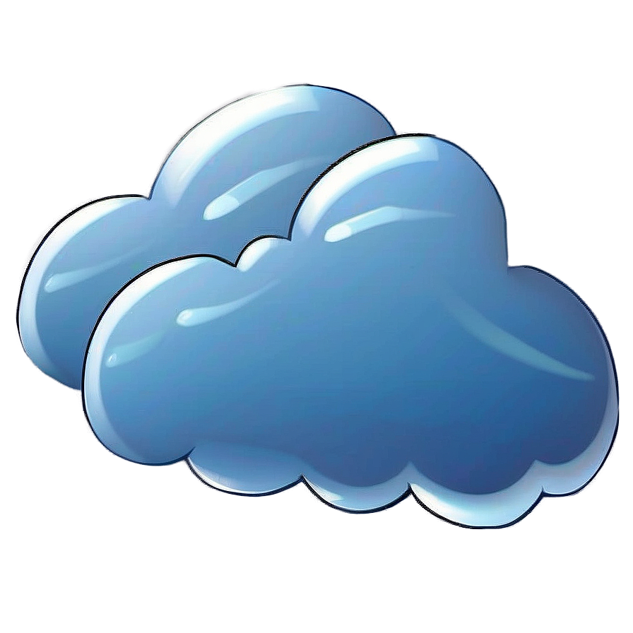 Cartoon Cloud PNG 3 PNG image with a transparent background, free high-resolution download