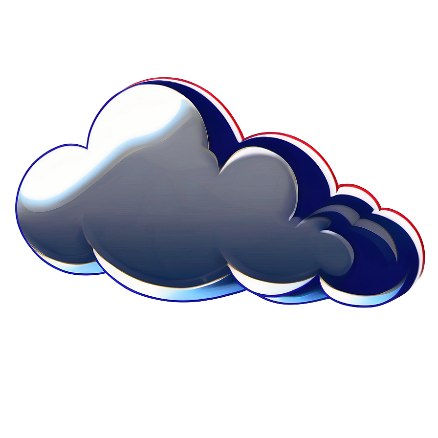 Cartoon Cloud With Bow Png Uor