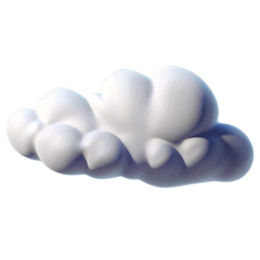 Cartoon Cloud With Face Png Hlg