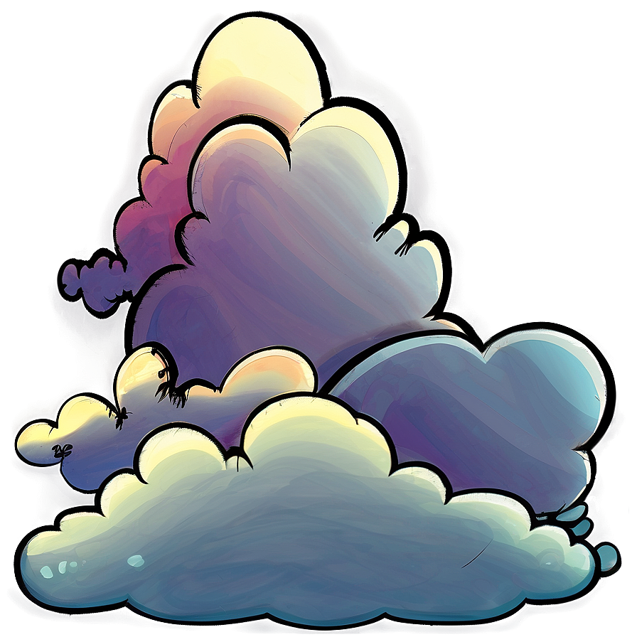 Cartoon Clouds PNG gmo PNG with transparent background