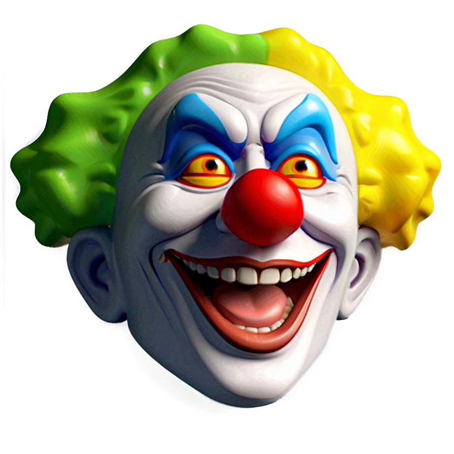 Cartoon Clown Emoji PNG 05252024 PNG with transparent background