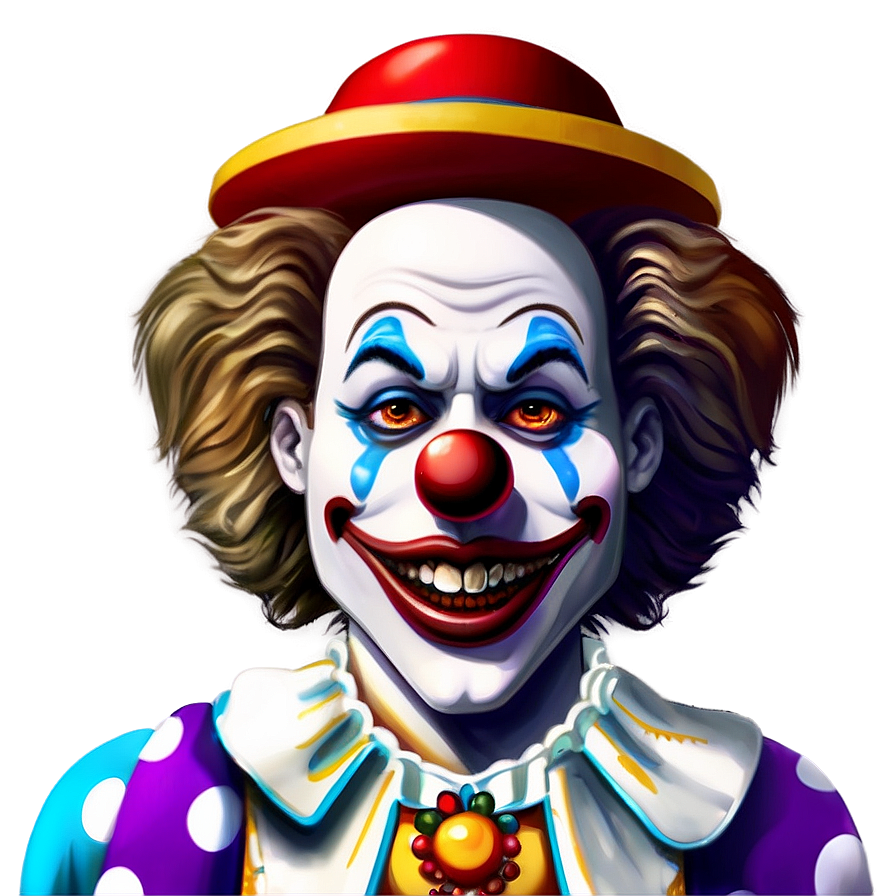 Cartoon Clown Emoji PNG 05252024 PNG with transparent background