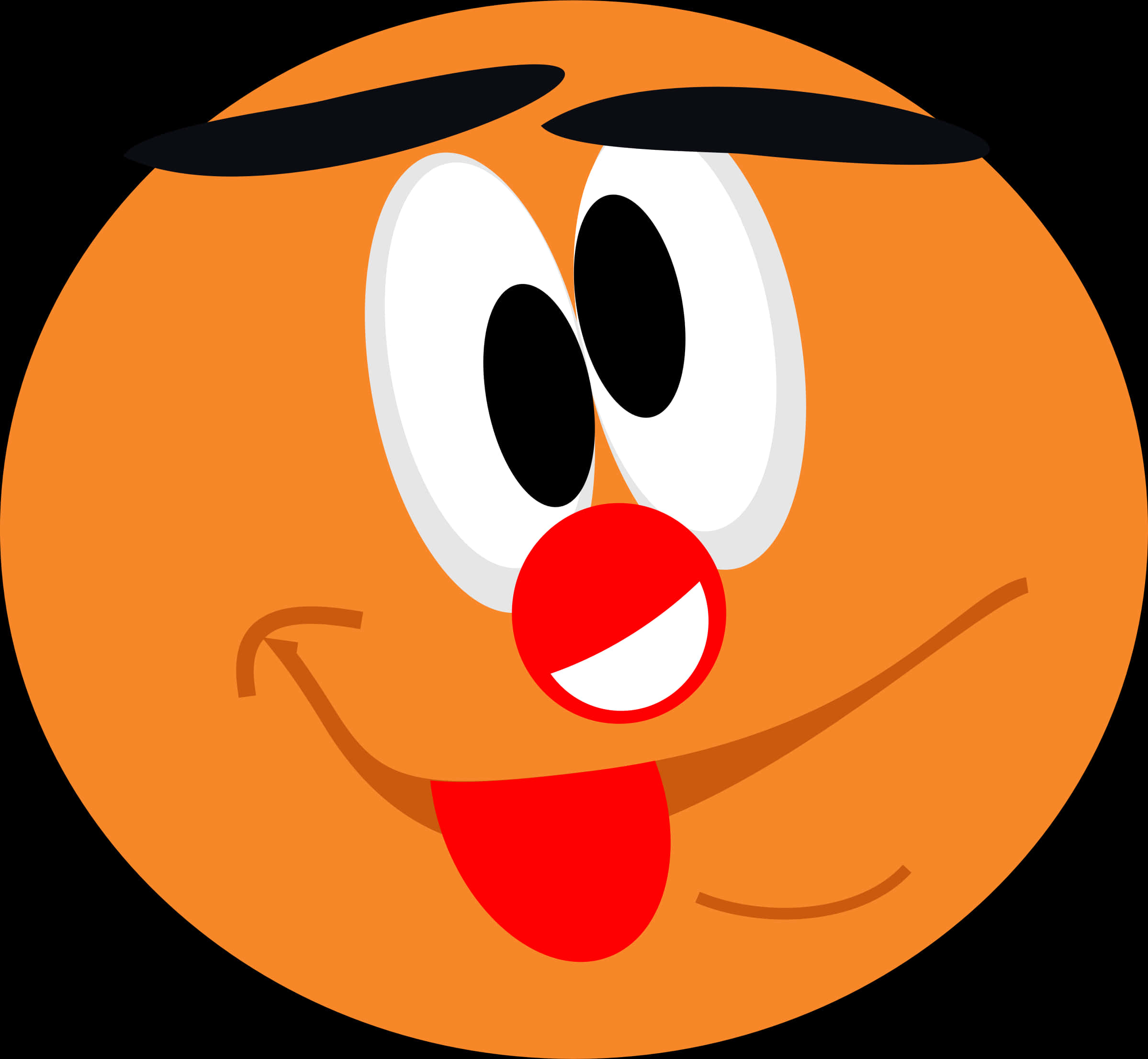 Cartoon Clown Face Vector