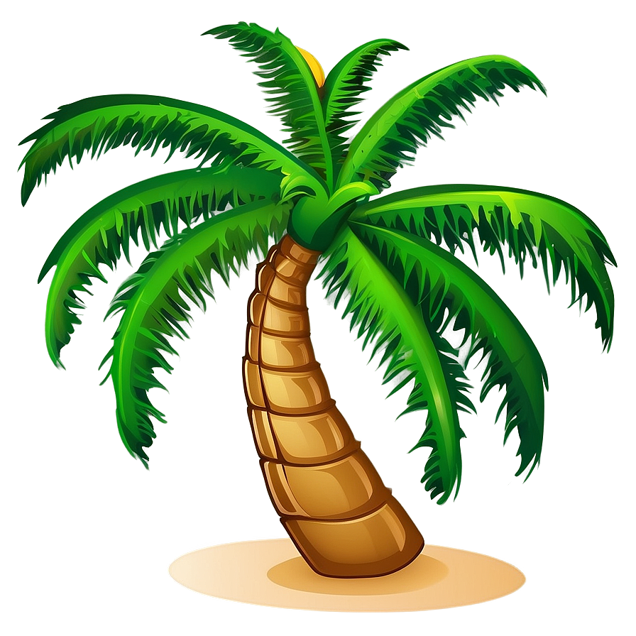 Cartoon Coconut Palm Tree Png 06212024