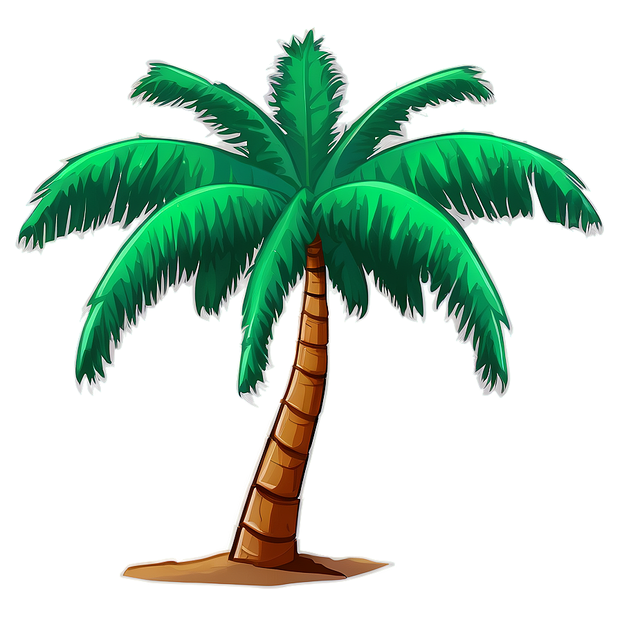 Cartoon Coconut Tree PNG nxf46 PNG image with a transparent background, free high-resolution download