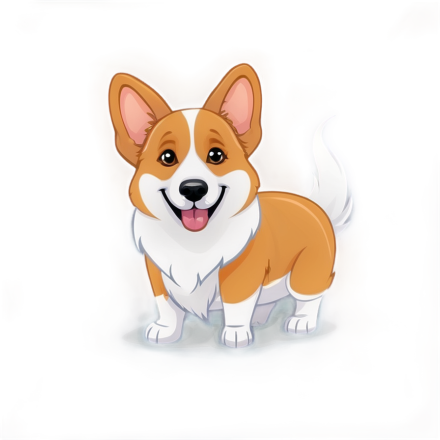 Cartoon Corgi PNG gwg72 PNG with transparent background